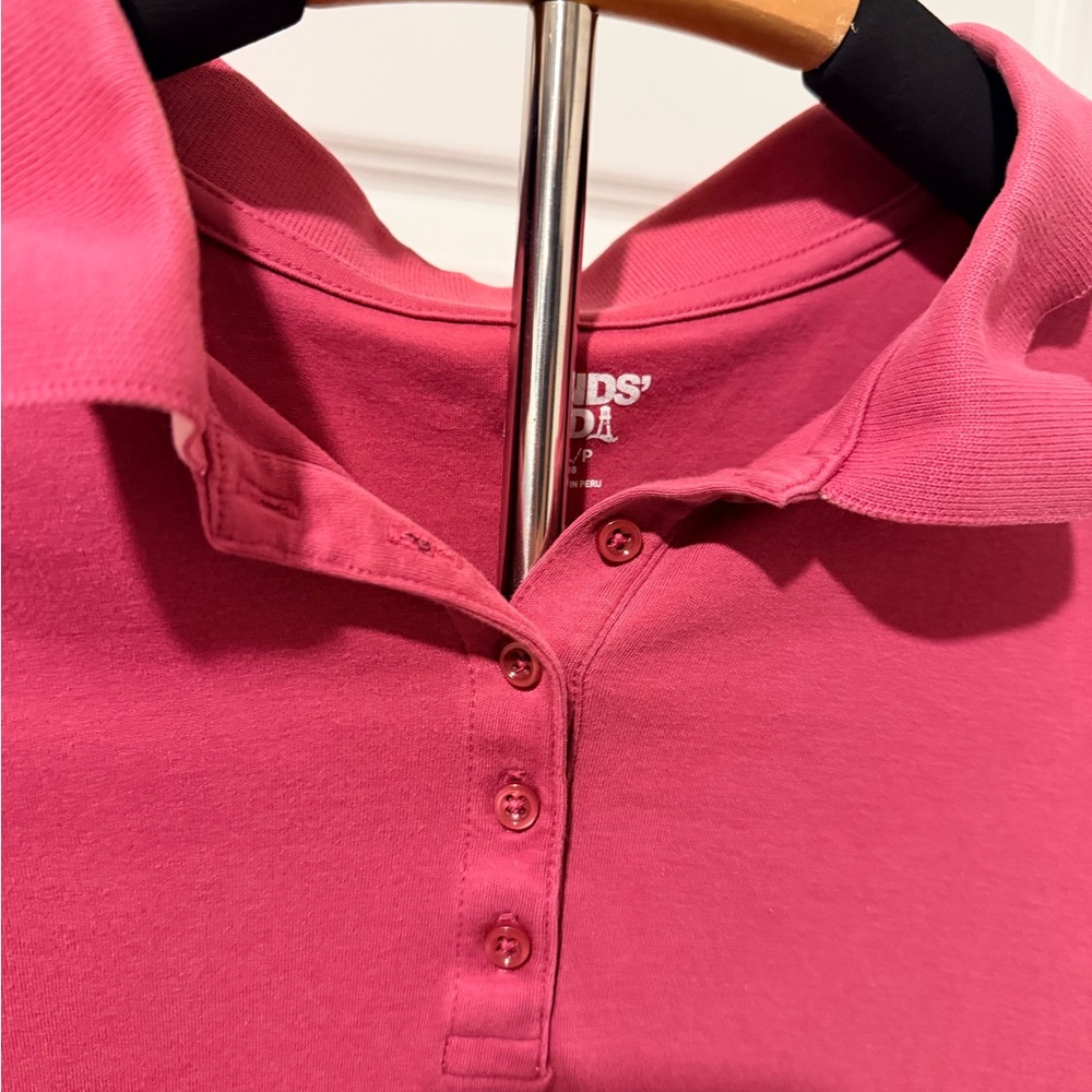 Lands’ End Red/Pink Collared Shirt – Size XL/P - Picture 4 of 8